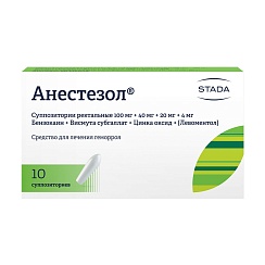 Анестезол супп №10